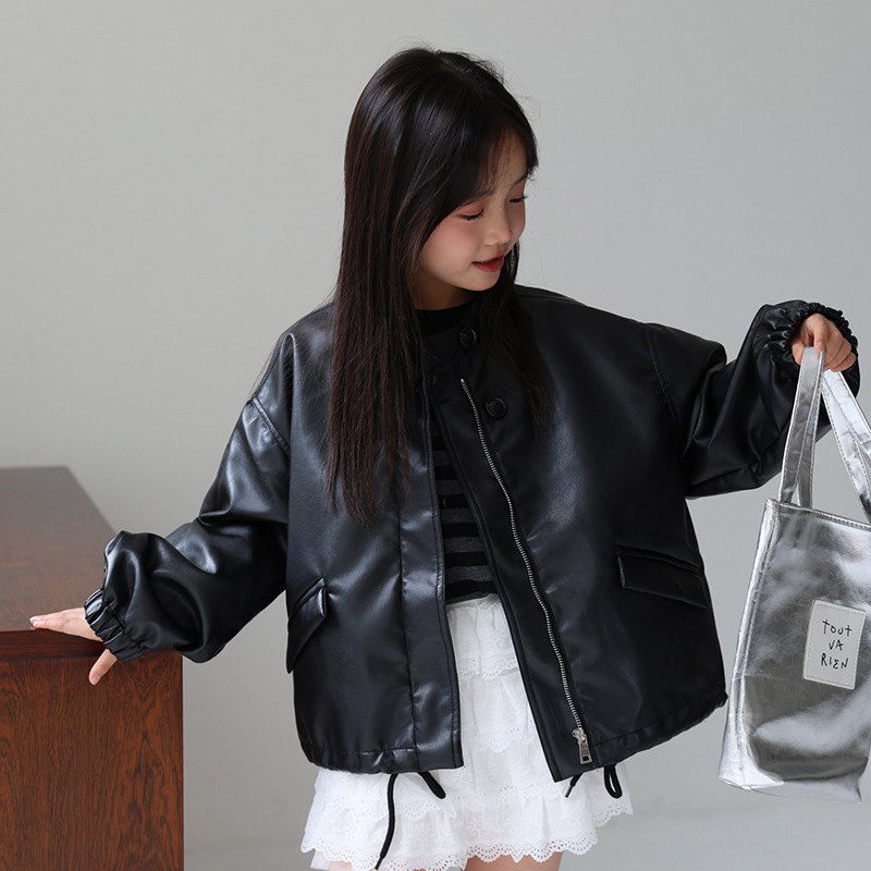 Photography Design - Chaqueta de cuero Pu para motocicleta