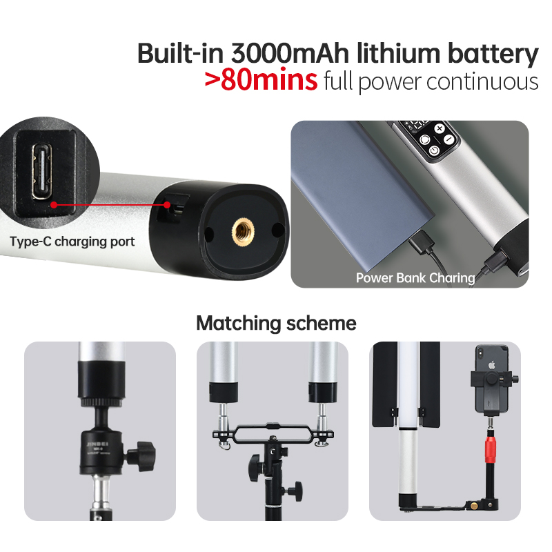 JINBEI EFT-220BI - Barra de Lu - Photography Videos Free reseña y precio